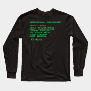 The Doomed Crew Manifest Long Sleeve T-Shirt